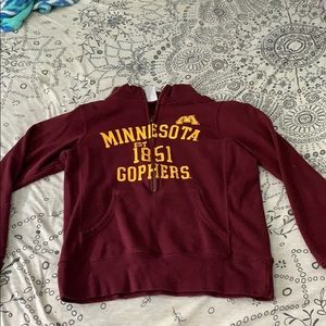 University of Minnesota half zip